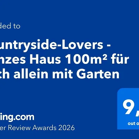 Dom wakacyjny Countryside-lovers - Ganzes Haus 100m² Fuer Euch Allein Mit Garten